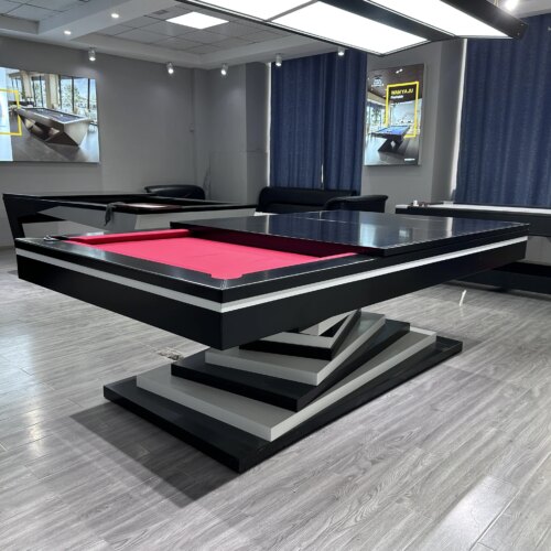 2023 Factory Direct Sales  New Styles 7ft  8ft 9ft Billiard Dining Solid Wood Slate Pool Table customization  High grade family - Image 4