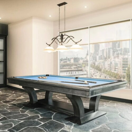2023 Factory Direct Sales  New Styles 7ft  8ft 9ft Billiard Dining Solid Wood Slate Pool Table customization  High grade family - Image 5