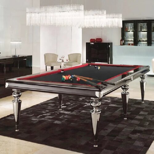 2023 Factory Price Sports Game Solid Wood Custom Mesas De Billar Modern Style Luxury Pool Table Billiard 9ft 8ft 7ft - Image 4