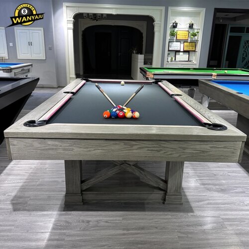 2023 Factory price classic  design  indoor modern pool table  billard games solid wood slate   pool table billiard - Image 5