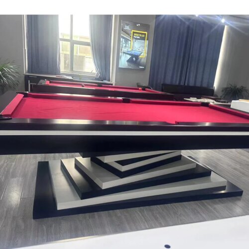 2023 Modern Design Top Quality  oak modern pool table professional billiard table  7ft 8ft 9ft for Sale - Image 2