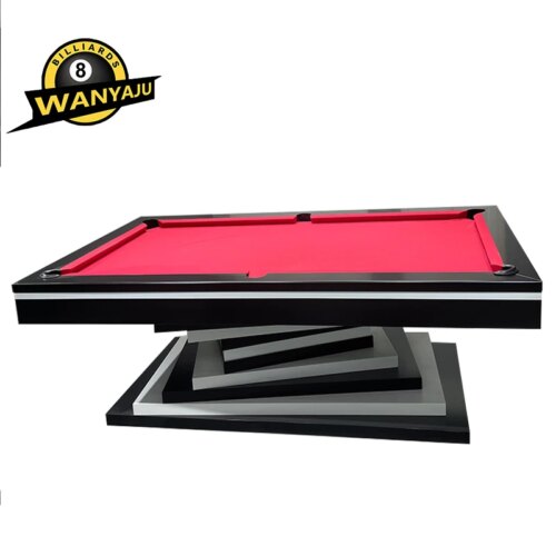 2023 custom various styles high quality slate bed 7ft/8ft/9ft modern luxury billiards table indoor 8 ball pool table 3 cushion b - Image 5