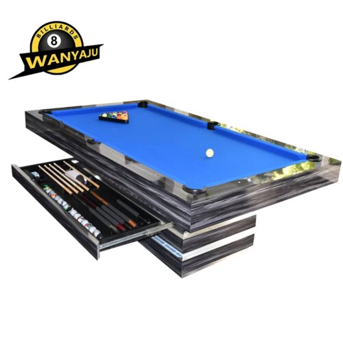 2023 custom various styles high quality slate bed 7ft/8ft/9ft modern luxury billiards table indoor 8 ball pool table 3 cushion b - Image 6