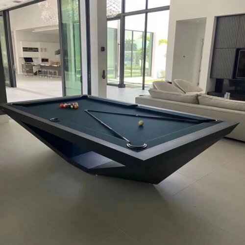 2023 modern pool table  billiard  american pool table 7ft 8ft 9ft  Sale Family Dining Billiard Cheap oak modern pool table - Image 4