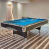 2024 Best Seller Nine-Ball Sports Solid Wood Slate Bed Billiards Customize Tournament Standard American Style Pool Table 8ft 9ft - Image 6
