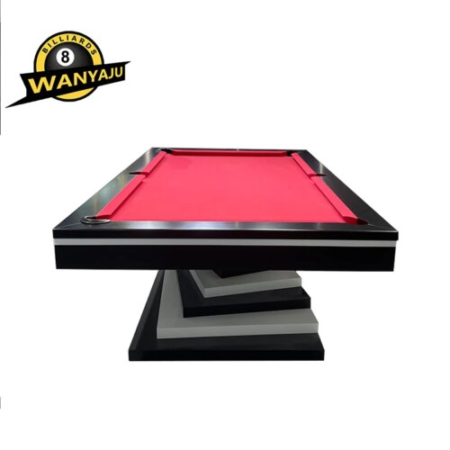 2024 Best selling Popular luxury style Geometry 7ft/8ft/9ft modern pool game billiard table with natural slate - Image 2