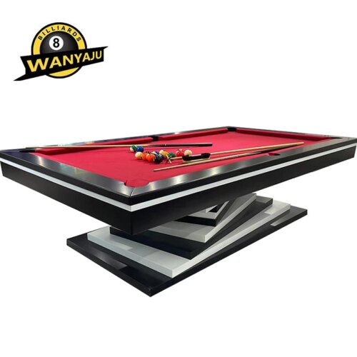2024 Best selling Popular luxury style Geometry 7ft/8ft/9ft modern pool game billiard table with natural slate - Image 5