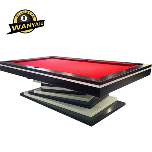 2024 Best selling Popular luxury style Geometry 7ft/8ft/9ft modern pool game billiard table with natural slate - Image 6