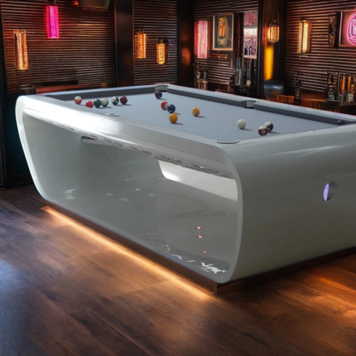 2024 CHINA  made Gorgeous Multifunctional sturdy game Conference dining pool billiard tables  7ft 8ft 9ft - Image 2