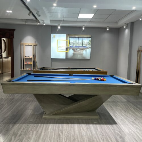 2024 Cost-Effective Price Tournament Standard All Size Classic Black Slate Custom Solid Wood Home Style Pool Table Billiards - Image 5