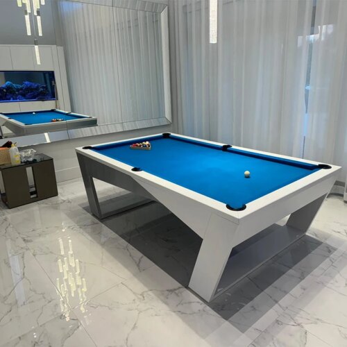 2024 Custom Modern design American style billiard table7ft 8ft 9ft slate pool table with dining top - Image 2