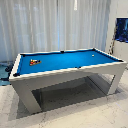 2024 Custom Modern design American style billiard table7ft 8ft 9ft slate pool table with dining top - Image 3