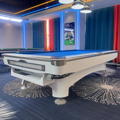 2024 Customized billiard table pool table with natural slates high speed table cloth factory price - Image 4