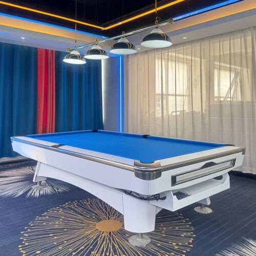 2024 Customized billiard table pool table with natural slates high speed table cloth factory price - Image 5