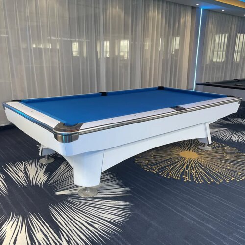 2024 Customized billiard table pool table with natural slates high speed table cloth factory price - Image 6