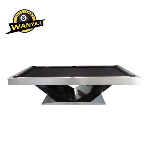 2024 Factory Wholesale Commercial Use Good Quality Solid Wood Slate Modern American Luxury Styles Dining Pool Table Billiards - Image 4