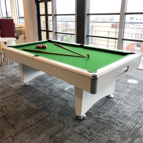 2024 Factory cheap price pool table manufacturer customized billiard table  8ft 9ft stainless steel corner - Image 2