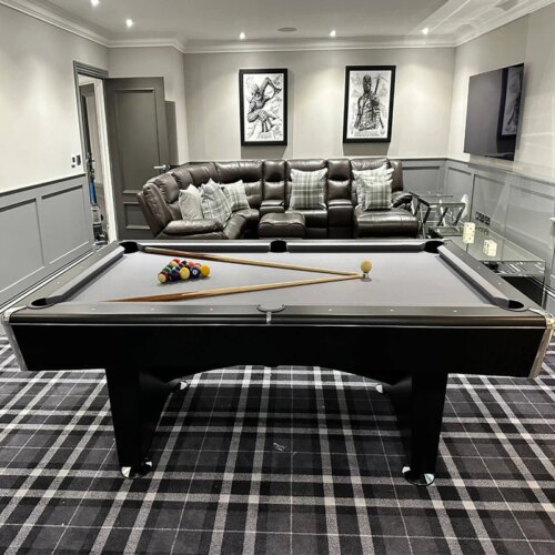 2024 Factory cheap price pool table manufacturer customized billiard table  8ft 9ft stainless steel corner - Image 5