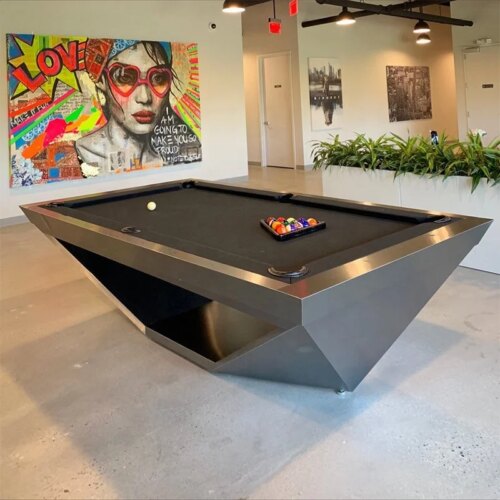 2024 Factory customization handmade Wholesale High quality football Airhocky American fancy nine ball billiard pool table 9ft - Image 6