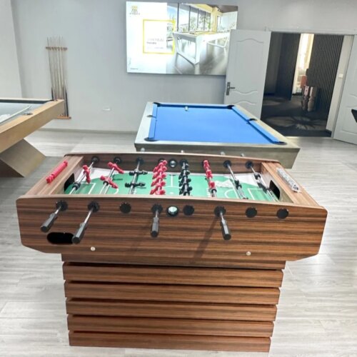 2024 Factory customization handmade  Wholesale High quality football  American fancy nine ball billiard  pool table 9ft