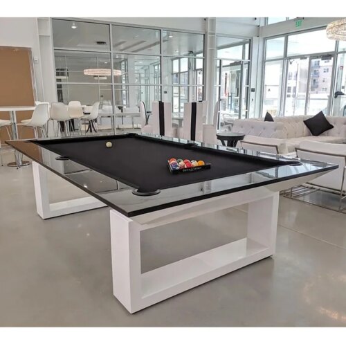2024 Hot Sale Cheap American Styles Custom Full Size High Quality Solid Wood Slate Bed Modern Luxury Billiards Pool Table