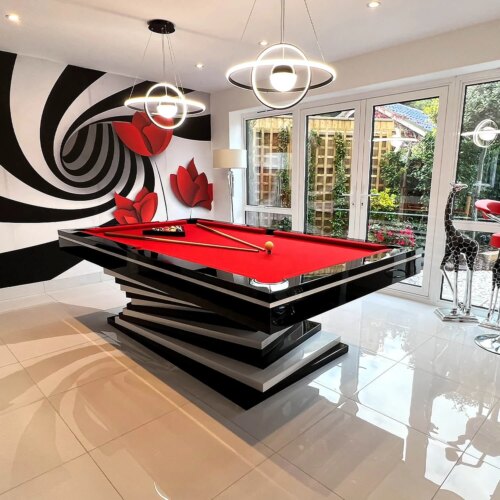 2024 Hot Selling Attractive Price Family Table Wooden Games High Grade Quality Custom Modern Designs Snooker Pool Tables 9ft 8ft - Image 4