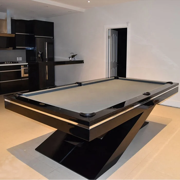 2024 Hot Selling Snooker & Billiard Tables Solid Wood Black Slate 7ft 8ft 9ft Game Sport Modern American Style Luxury Pool Table - Image 6