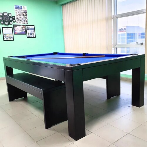 2024 Manufacturer Price Best Selling High Quality Indoor Custom Solid Wood Slate 7ft 8ft 9ft Modern Dining Pool Table Home Use - Image 2
