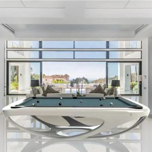 2024 New Custom Designs Indoor Outdoor Family Games Sports Slate 7ft 8ft 9ft High Quality Solid Wood Billiards Pool Table Sale - Image 6