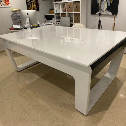 2024 New design high-end modern style luxury pool billiard tables 9ft 8ft size solid wood and slate pool table for sale - Image 6