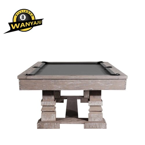 2024 Professional Modern Factory hot sell Top Quality Solid Wood pool table billiard With Natural slate slab - Image 4