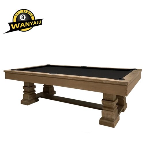 2024 Professional Modern Factory hot sell Top Quality Solid Wood pool table billiard With Natural slate slab - Image 5
