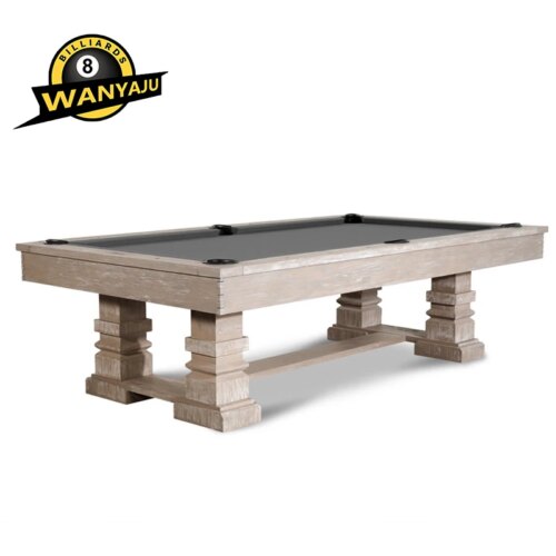2024 Professional Modern Factory hot sell Top Quality Solid Wood pool table billiard With Natural slate slab - Image 6