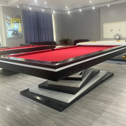 2024 Solid wood 7ft 8ft 9ft modern Ping-pong table tennis indoor billiards pool table for sale - Image 4
