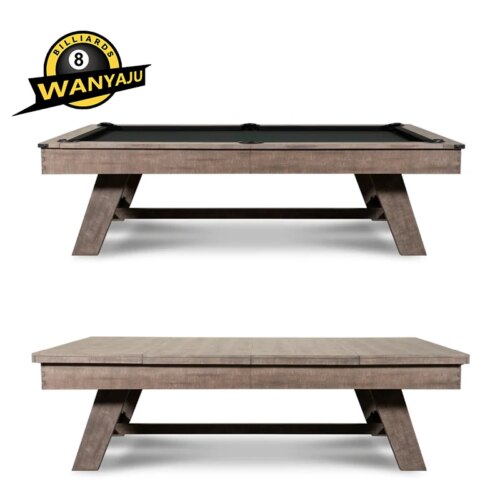 2024 Supplier factory wholesaler hot selling billiard pool tables size 7ft/8ft/9ft with solid wood natural slab slate - Image 2