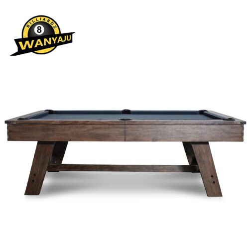 2024 Supplier factory wholesaler hot selling billiard pool tables size 7ft/8ft/9ft with solid wood natural slab slate - Image 4
