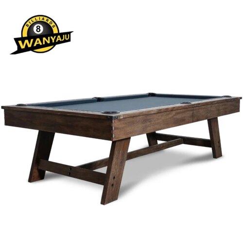 2024 Supplier factory wholesaler hot selling billiard pool tables size 7ft/8ft/9ft with solid wood natural slab slate - Image 5