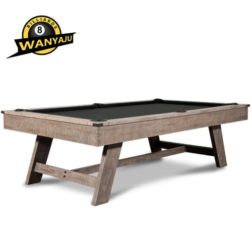 2024 Supplier factory wholesaler hot selling billiard pool tables size 7ft/8ft/9ft with solid wood natural slab slate - Image 6