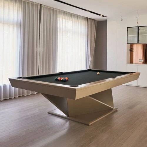 2024 WANYAJU  custom various styles high quality slate bed 7ft/8ft/9ft modern luxury billiards table indoor  pool table for sale - Image 5