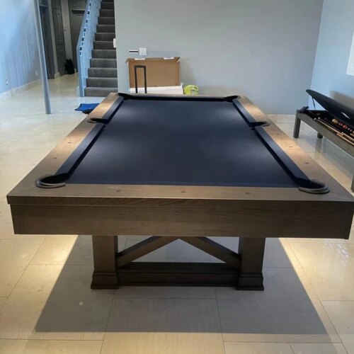 2024 Wanyaju   Factory luxury custom modern all size Oak solid wood slate tournament   billiard pool table 7ft 8ft 9ft - Image 5
