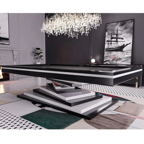 2024 Wholesale Price Indoor Outdoor Entertainment Sports Games Custom Modern Luxury Designs Pool Table Billiard 8ft 9ft - Image 6