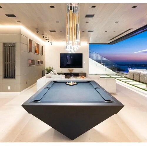 2024 custom various styles high quality slate bed 7ft/8ft/9ft modern luxury billiards table indoor  pool table for sale - Image 2