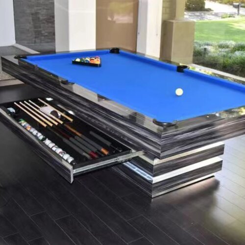 2024 customized Pool table with natural slates and high speed table cloth and pool table elastic rubber - Image 5