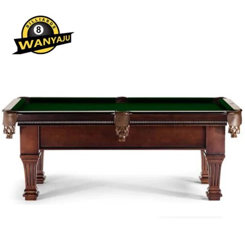 2024 luxury modern custom  billiard pool tables with natural slate solid wood and high speed table cloth - Image 2