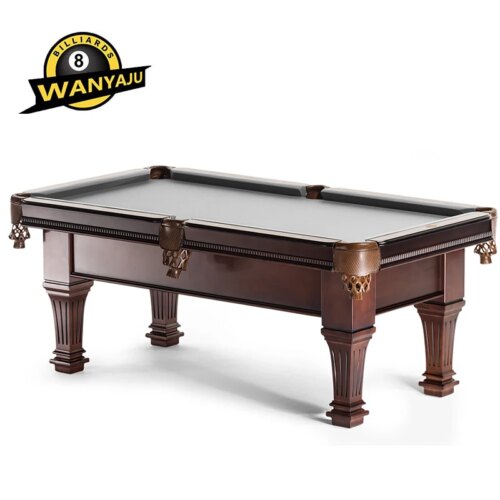 2024 luxury modern custom  billiard pool tables with natural slate solid wood and high speed table cloth - Image 3