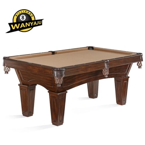 2024 luxury modern custom  billiard pool tables with natural slate solid wood and high speed table cloth - Image 5