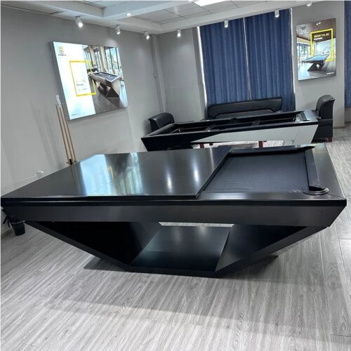 2024 manufacture customization pool table   oak modern billiard table Factory directly sale new design  pool table 7ft 8ft 9ft - Image 3