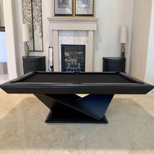 2024 manufacture customization pool table   oak modern billiard table Factory directly sale new design  pool table 7ft 8ft 9ft - Image 5