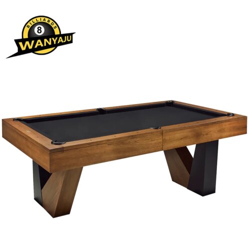 2024 modern luxury customized  pool billiard solid wood table with natural slate  slab and high speed table cloth - Image 3