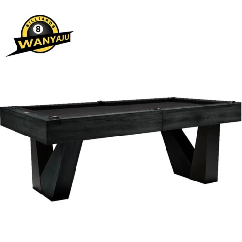 2024 modern luxury customized  pool billiard solid wood table with natural slate  slab and high speed table cloth - Image 4